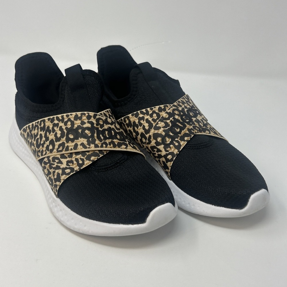 NWOT Size 8 Adidas Puremotion Adapt Cheetah Print Womens Slip Ons Cloudfoam